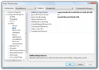 List dependencies