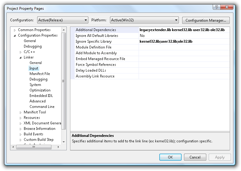 Screenshot for Legacy Extender 1.0.2.0